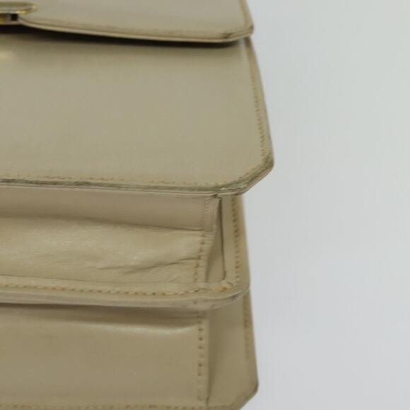 GUCCI Shoulder Bag Leather Cream Gold - Picture 15 of 16